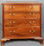 Virginia Walnut 4-drawer chest
