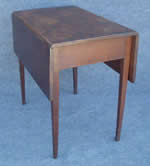 Virginia Inlaid Drop Leaf Table