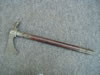 Pewter French and Indian war pipe tomahawk